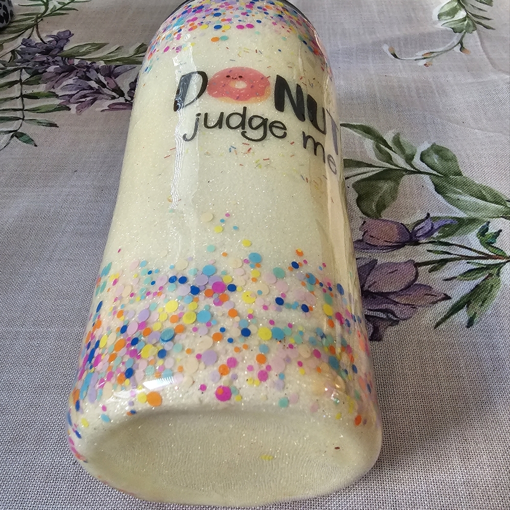 DONUT judge me coffee mug - Picture 2 of 3